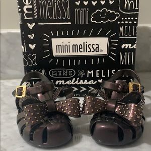 Mini Melissa Aranha Slipper - bow sandal